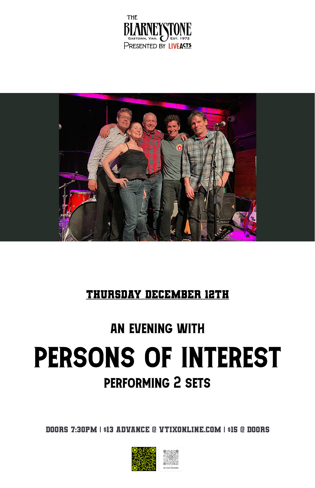 An Evening with Persons of Interest