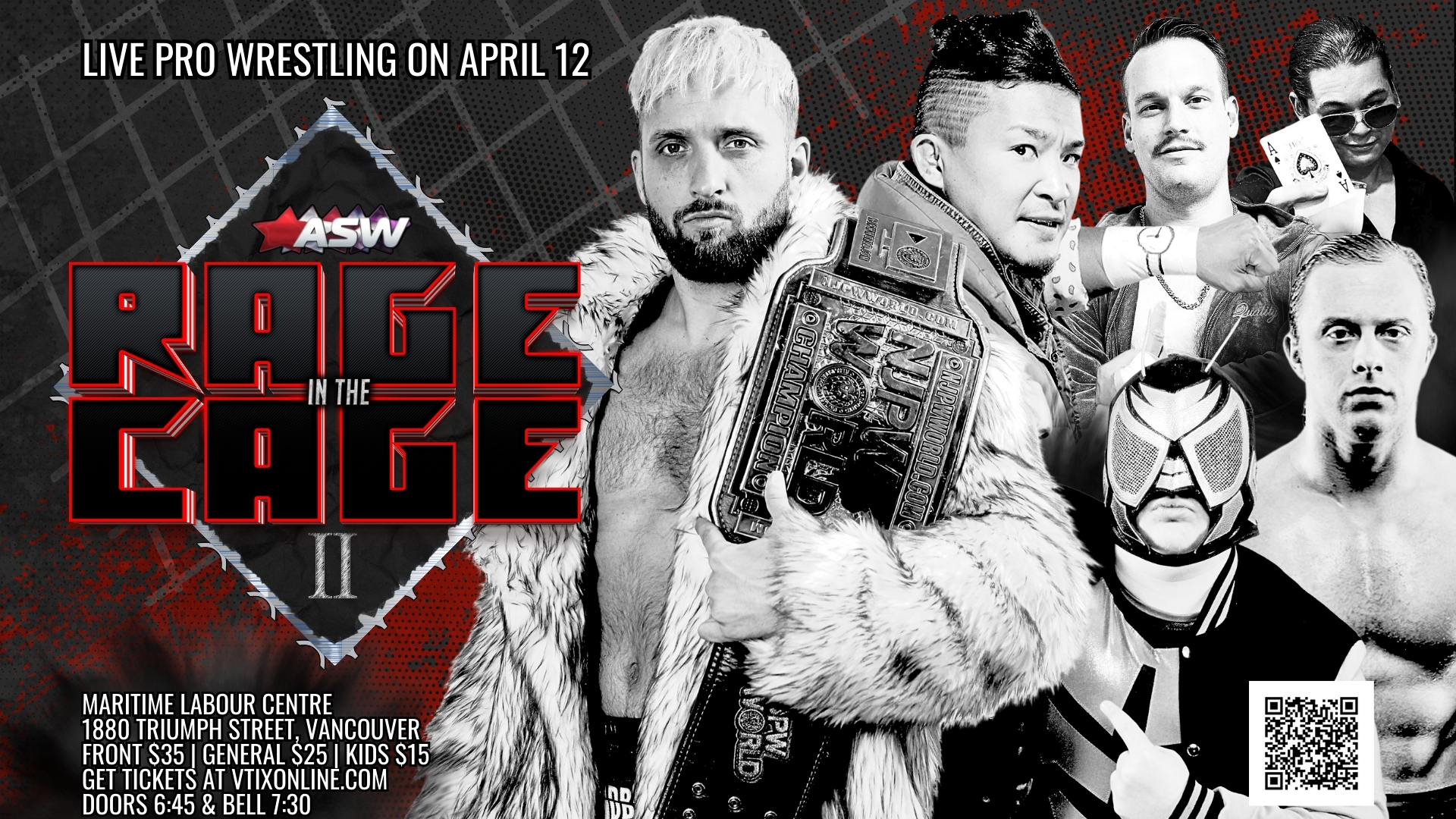 ALL STAR WRESTLING PRESENTS RAGE in the CAGE II
