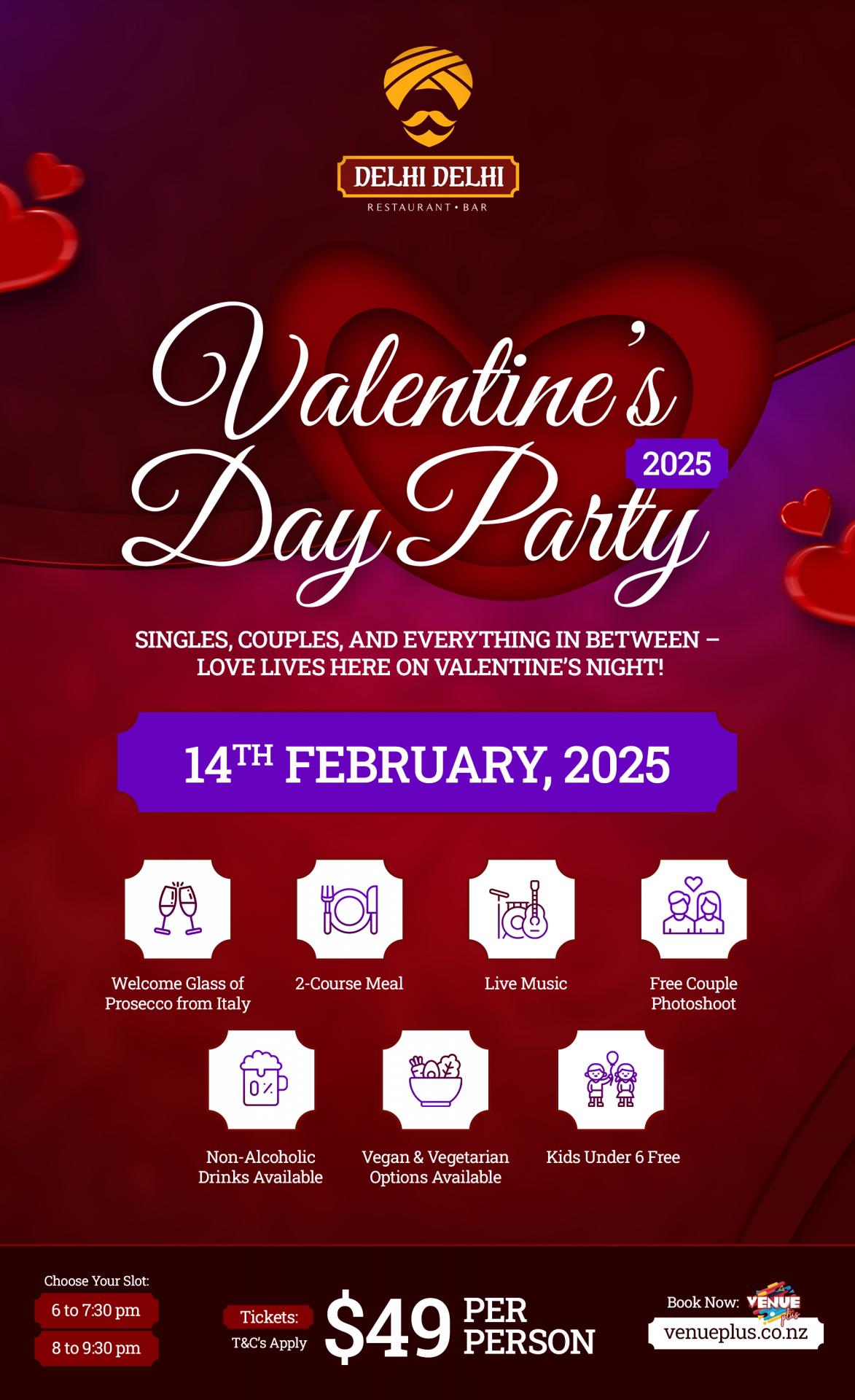 Valentine’s Day Party 2025 Singles, Couples, and Everything in Between Tickets Vtix Online