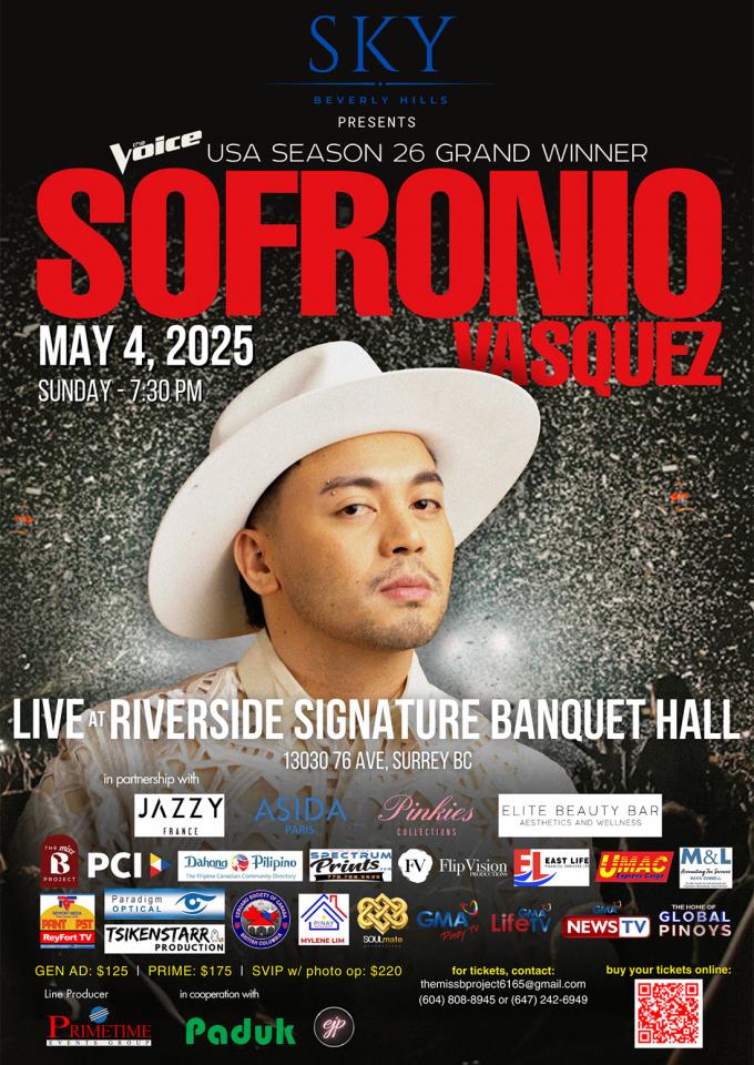 Sofronio Vasquez Live At The Riverside Banquet Hall - Surrey