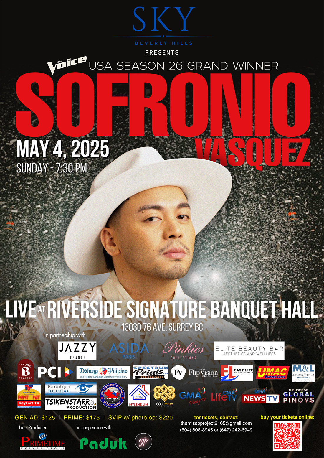 Sofronio Vasquez Live At The Riverside Banquet Hall - Surrey