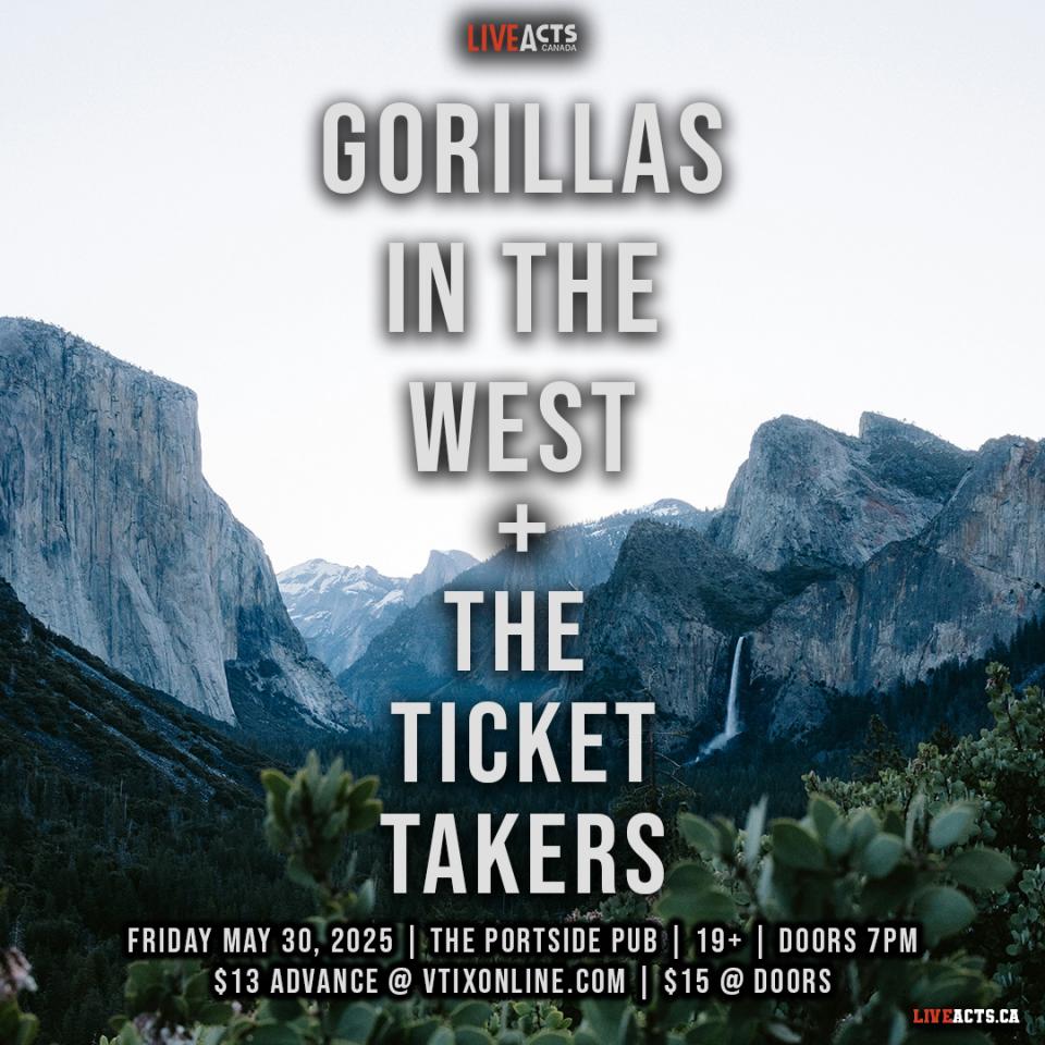 Gorillas in the West w/ The Ticket Takers