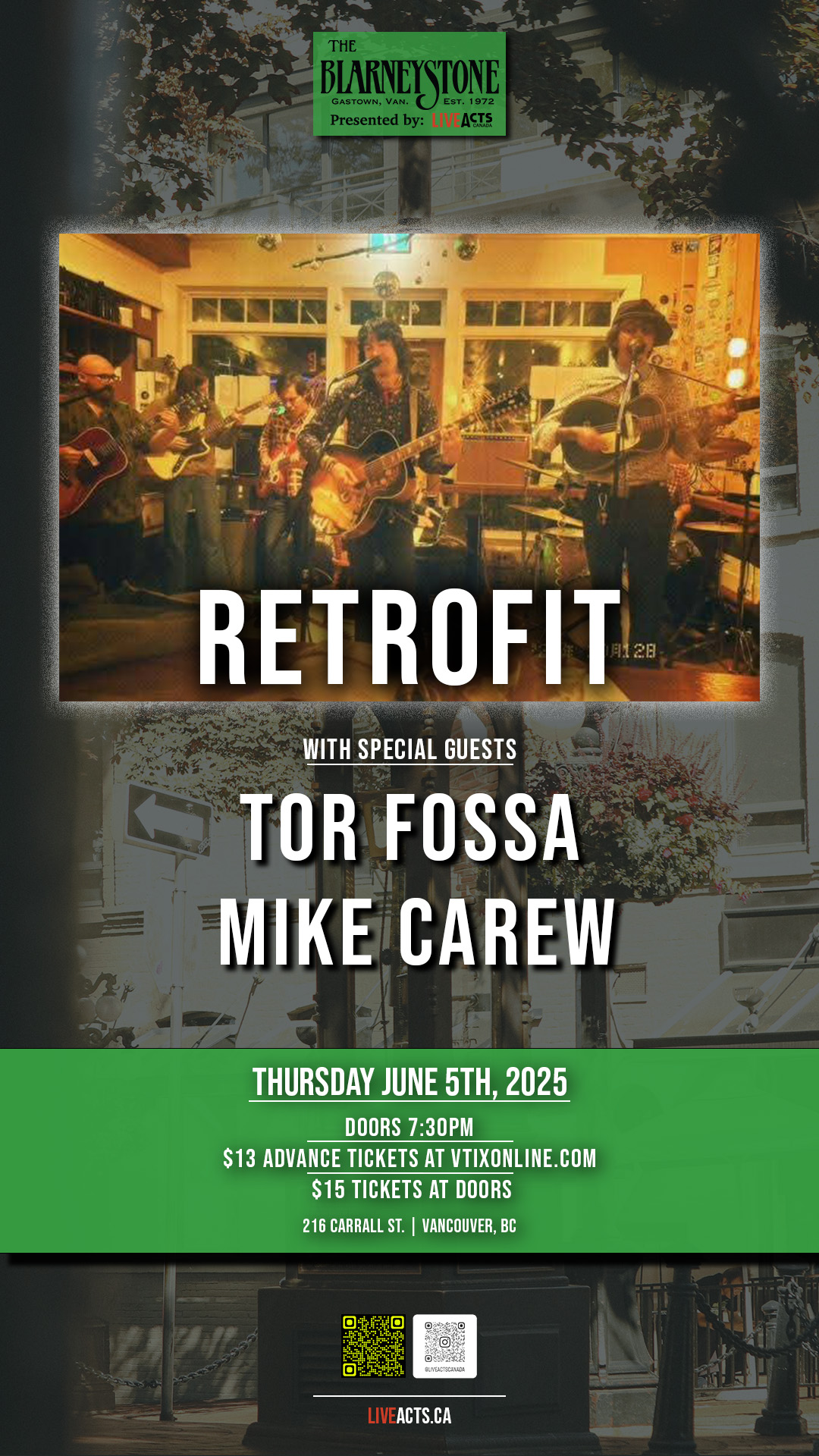 Retrofit w/ Tor Fossa, Mike Carew