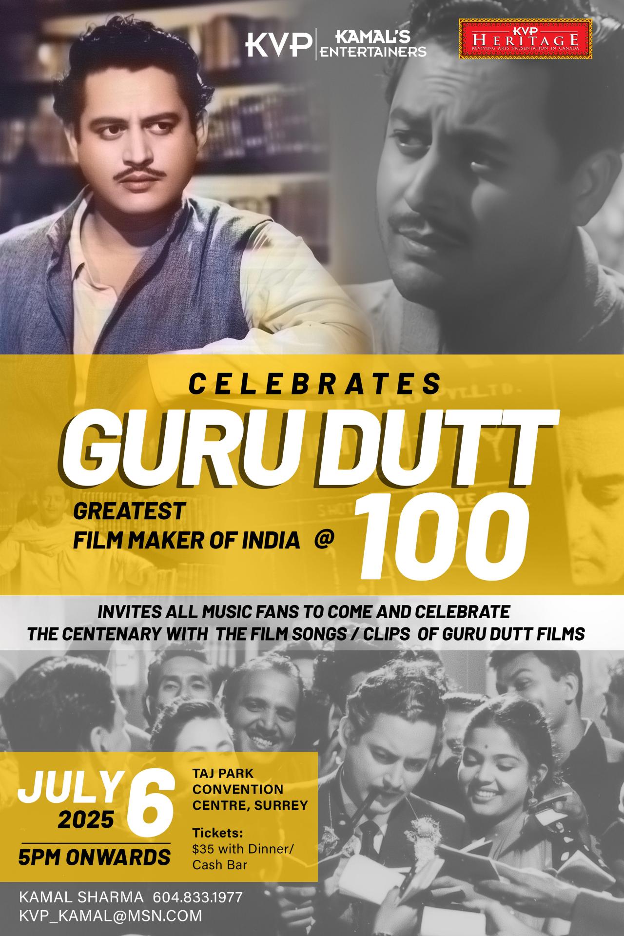 KVP Presents Guru Dutt