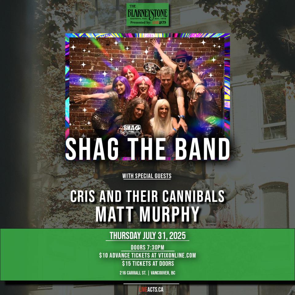 SHAG the Band w/ Cris and their Cannibals, Matt Murphy