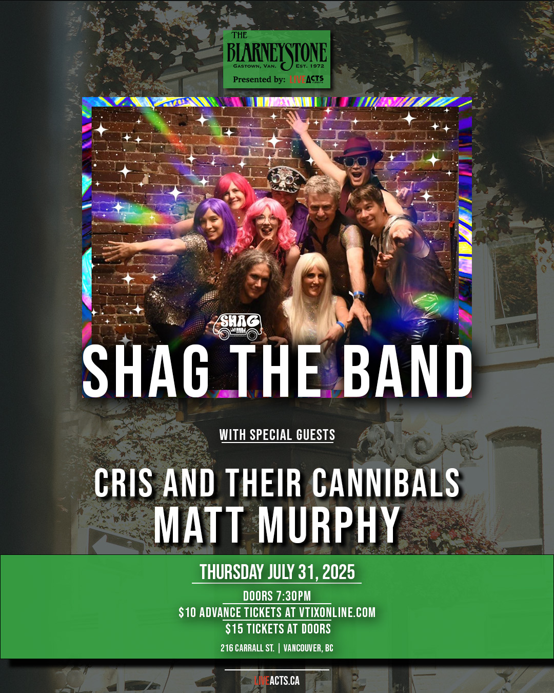 SHAG the Band w/ Cris and their Cannibals, Matt Murphy
