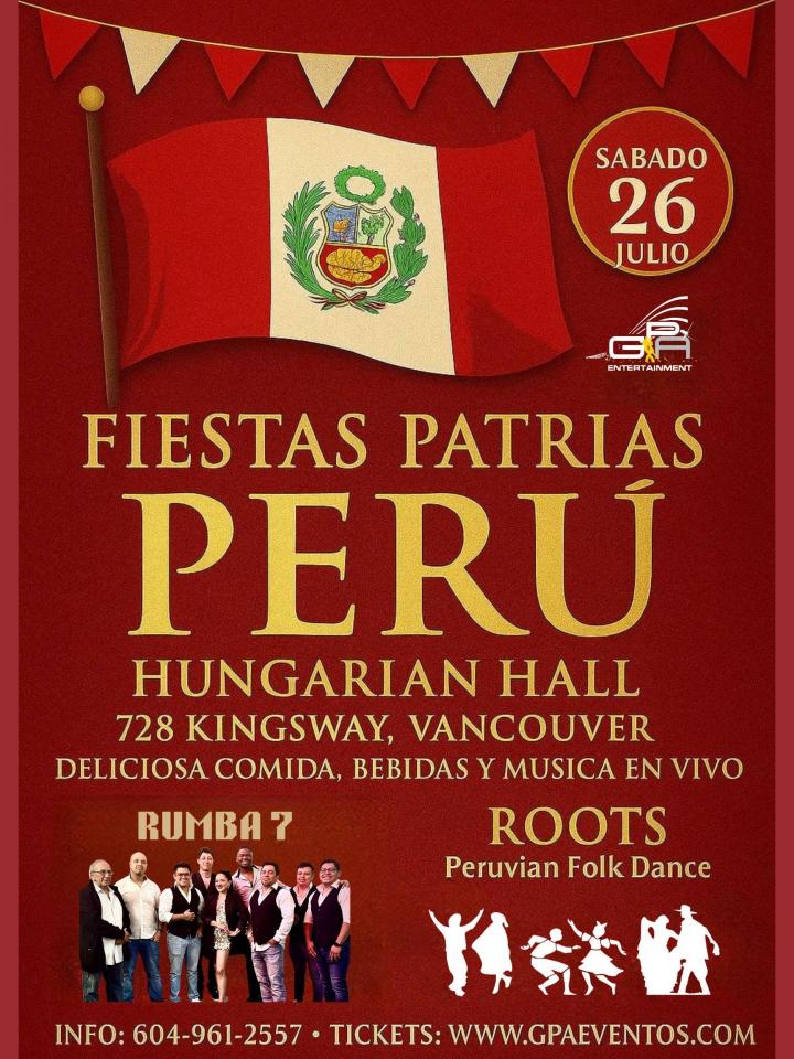 CELEBRACION FIESTAS PATRIAS PERU