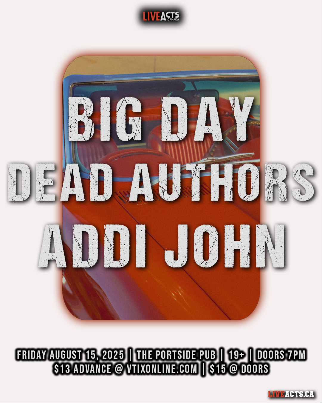 Big Day w/ Dead Authors, Addi John
