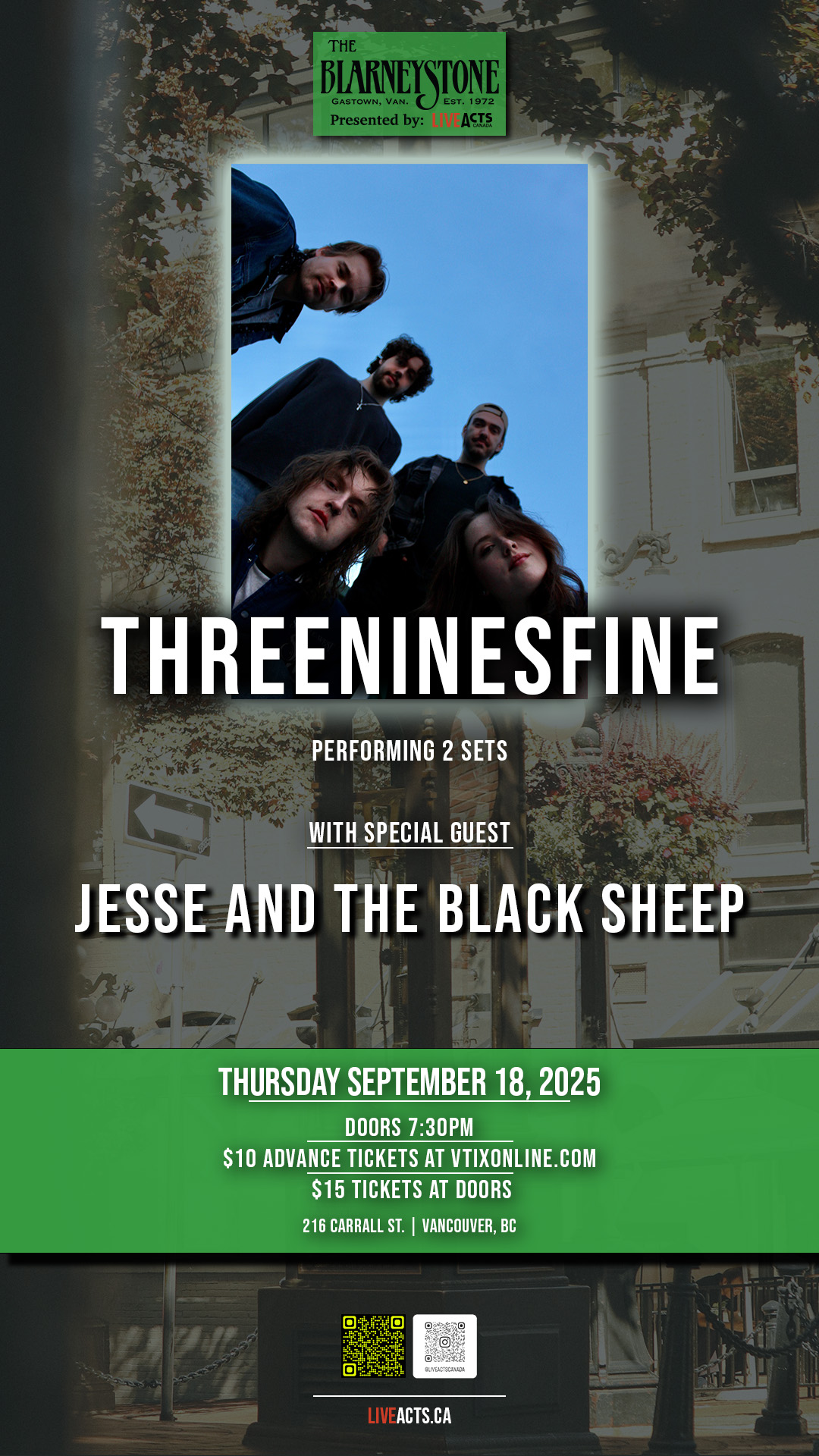 ThreeNinesFine w/ Jesse and the Black Sheep