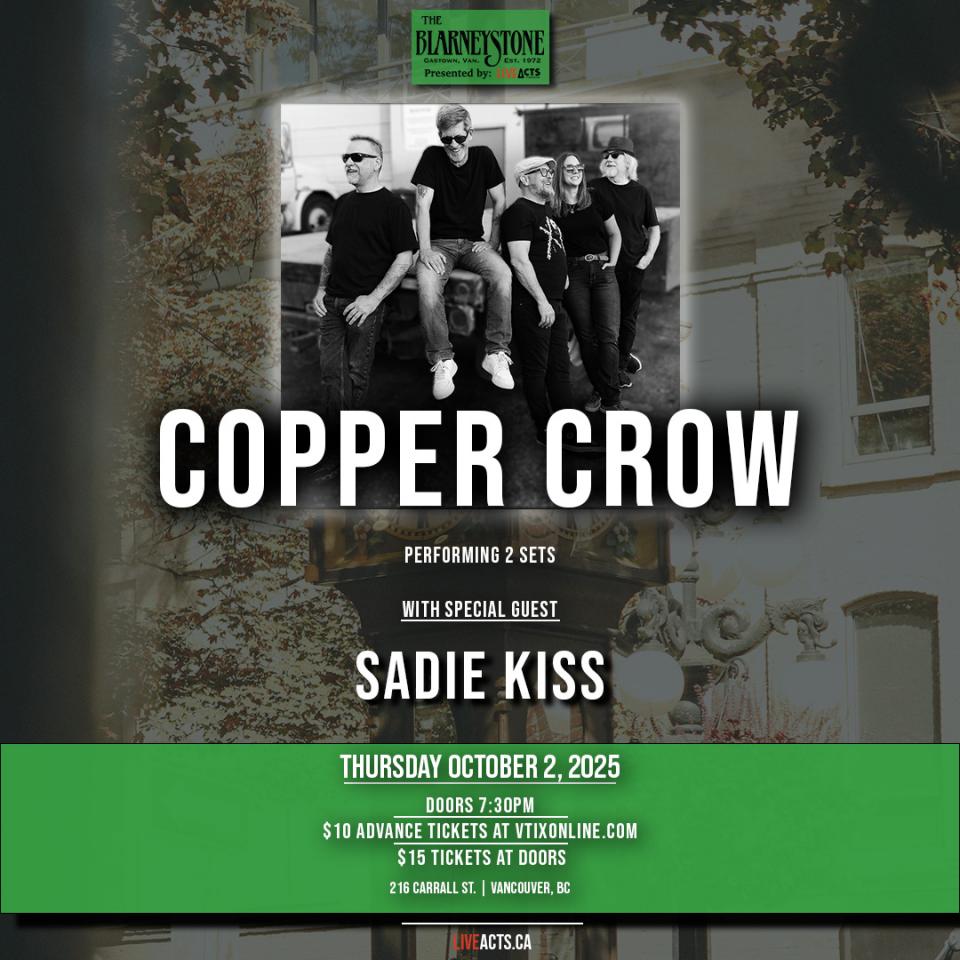 Copper Crow w/ Sadie Kiss
