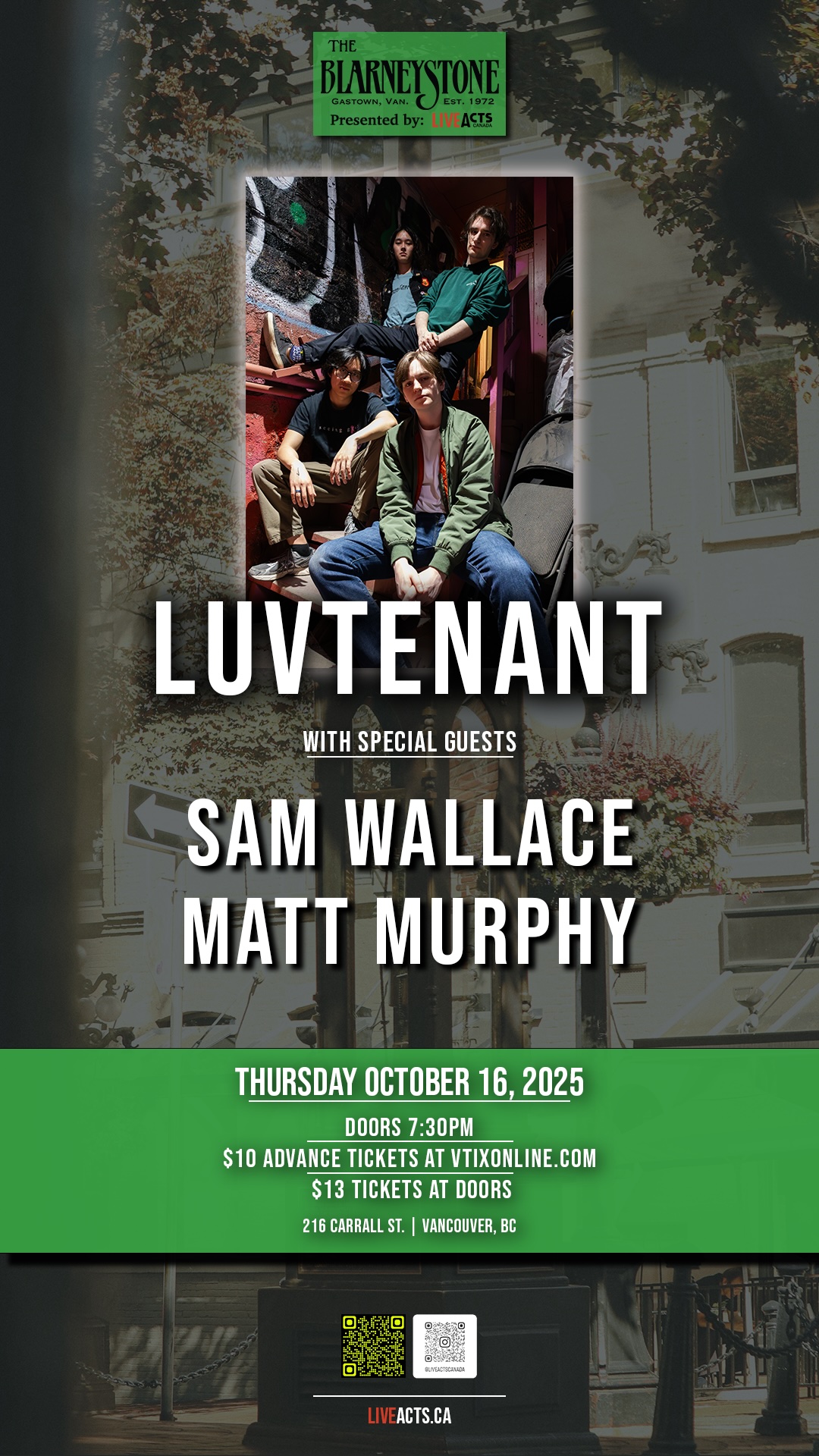 Luvtenant w/ Sam Wallace, Matt Murphy