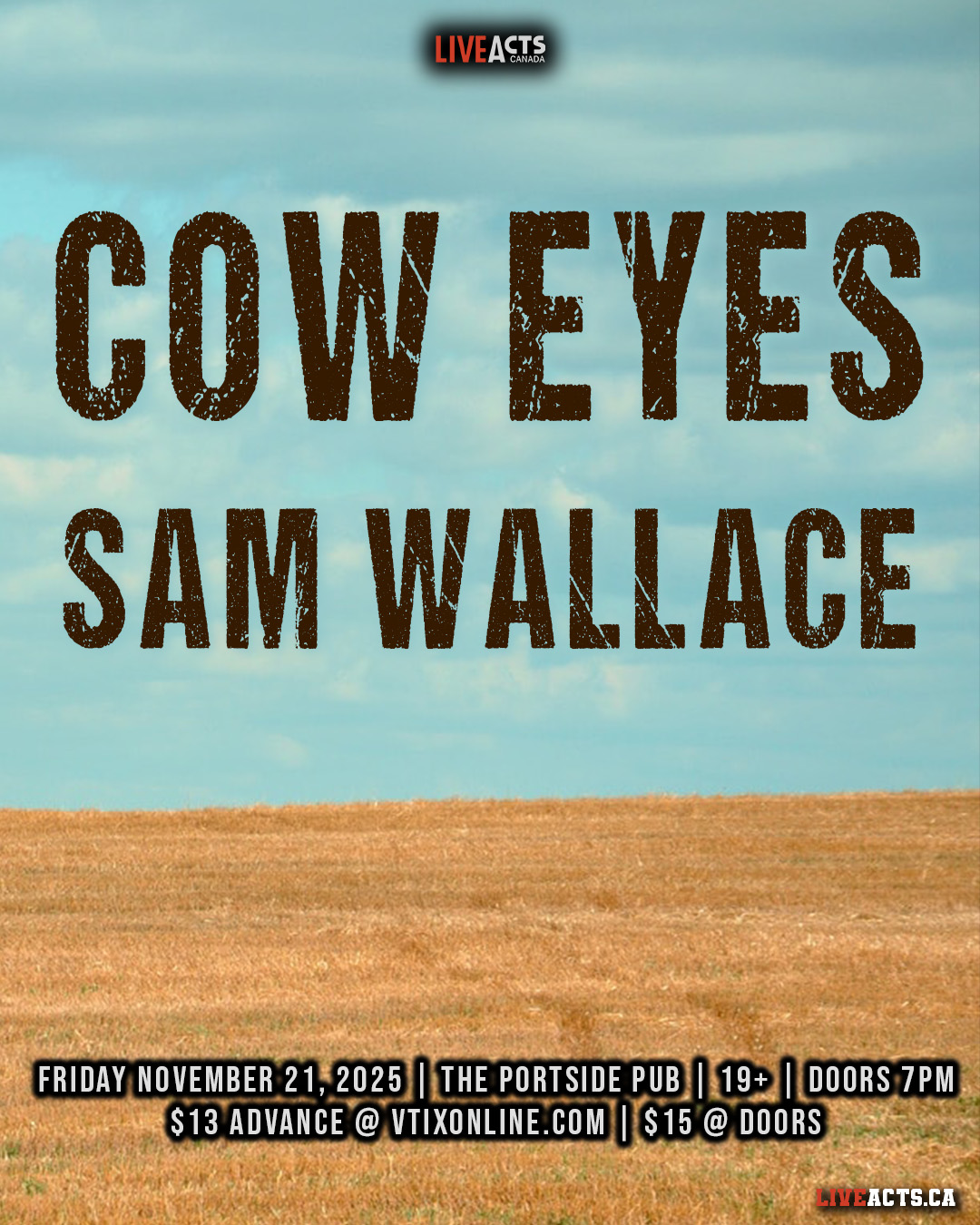 Cow Eyes w/ Sam Wallace