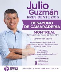 Julio Guzman - Breakfast Fundraiser