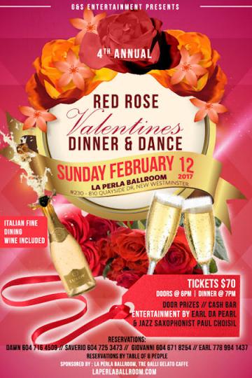 4th Annual Red Rose Dinner & Dance